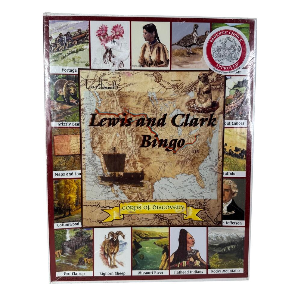 Lewis‎ & Clark Historical Bingo Game Educational Homeschool Sealed New